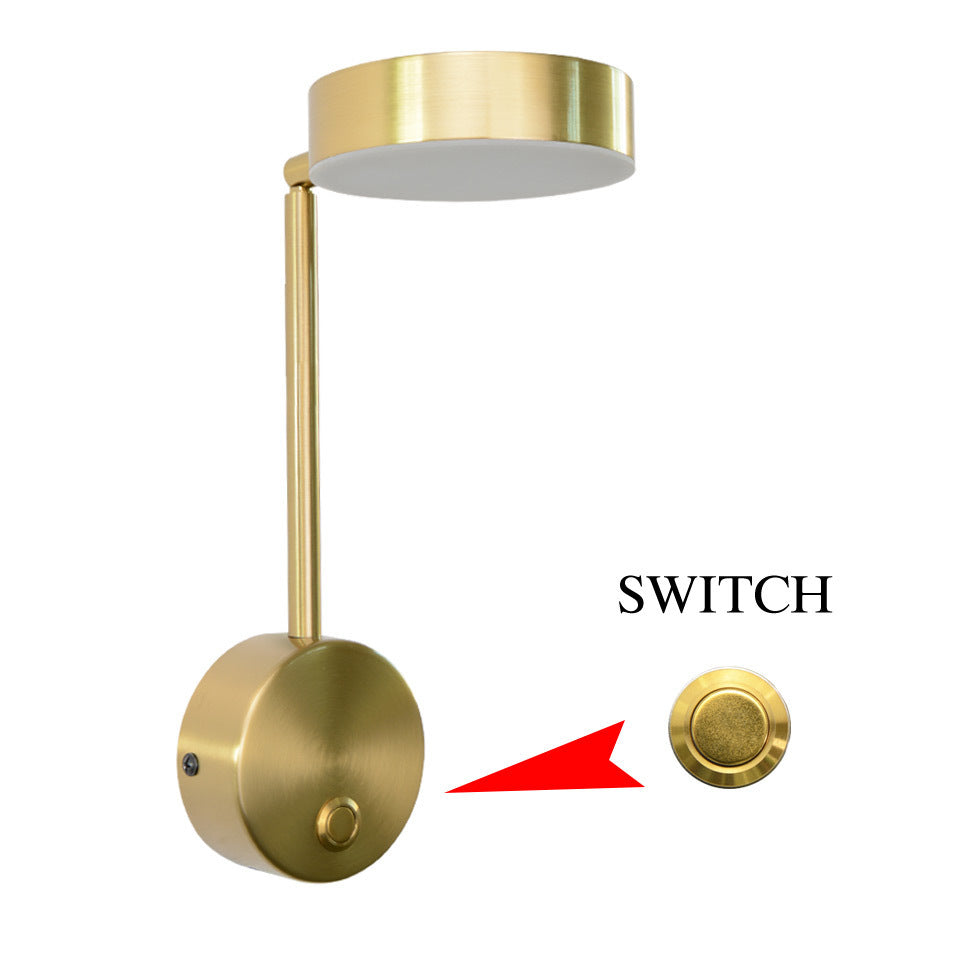 Bedside Lamp Wall Lamp Rotary Key Switch Lamp Wall Lamp Background Wall Decoration - Glow Home