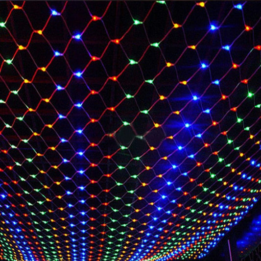 Christmas led lights string lights outdoor waterproof fishnet lights full of stars paved holiday lights wedding ins decorative lights - Glow Home