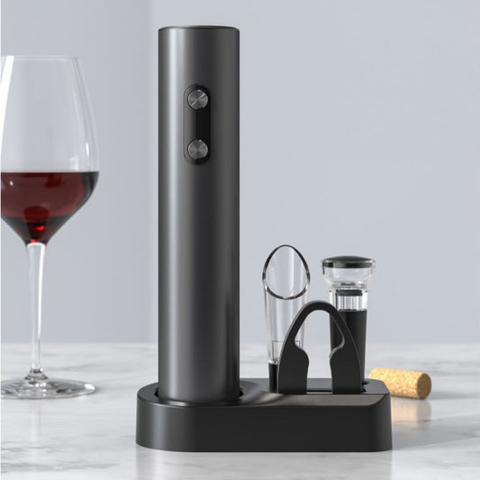 Electric Wine Bottle Opener Suit Automatic Wine Bottle Screwdriver